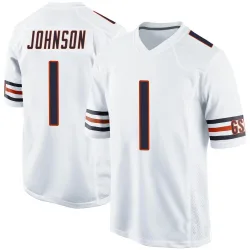 Men's Jaylon Johnson Chicago Bears No.1 Game Jersey - White