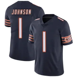 Men's Jaylon Johnson Chicago Bears No.1 Limited Team Color Vapor Untouchable Jersey - Navy