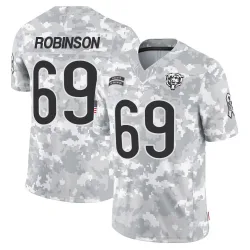 Men's Jereme Robinson Chicago Bears No.69 Limited 2024 Salute to Service Jersey - Arctic Camo