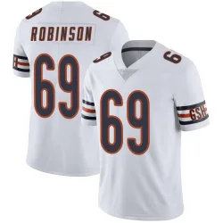 Men's Jereme Robinson Chicago Bears No.69 Limited Vapor Untouchable Jersey - White
