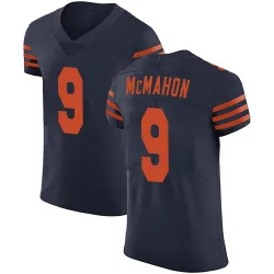 Men's Jim McMahon Chicago Bears No.9 Elite Alternate Vapor Untouchable Jersey - Navy Blue