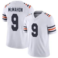 Men's Jim McMahon Chicago Bears No.9 Limited Alternate Classic Vapor Jersey - White
