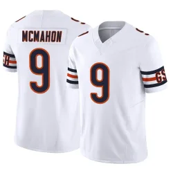 Men's Jim McMahon Chicago Bears No.9 Limited Vapor F.U.S.E. Jersey - White