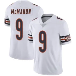 Men's Jim McMahon Chicago Bears No.9 Limited Vapor Untouchable Jersey - White