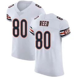Men's Joe Reed Chicago Bears No.80 Elite Vapor Untouchable Jersey - White