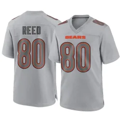 Men's Joe Reed Chicago Bears No.80 Game Atmosphere Fashion Jersey - Gray
