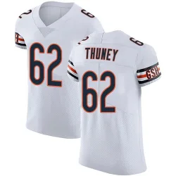 Men's Joe Thuney Chicago Bears No.62 Elite Vapor Untouchable Jersey - White