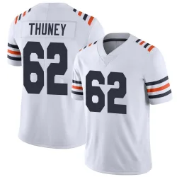 Men's Joe Thuney Chicago Bears No.62 Limited Alternate Classic Vapor Jersey - White