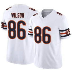 Men's Joel Wilson Chicago Bears No.86 Limited Vapor F.U.S.E. Jersey - White