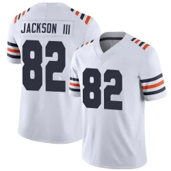 Men's John Jackson III Chicago Bears No.82 Limited Alternate Classic Vapor Jersey - White