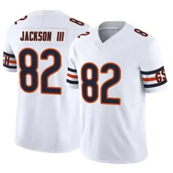 Men's John Jackson III Chicago Bears No.82 Limited Vapor F.U.S.E. Jersey - White