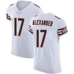Men's Jon Alexander Chicago Bears No.17 Elite Vapor Untouchable Jersey - White