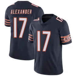 Men's Jon Alexander Chicago Bears No.17 Limited Team Color Vapor Untouchable Jersey - Navy