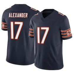 Men's Jon Alexander Chicago Bears No.17 Limited Vapor F.U.S.E. Jersey - Navy