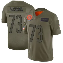 Men's Jonah Jackson Chicago Bears No.73 Limited 2019 Salute to Service Jersey - Camo