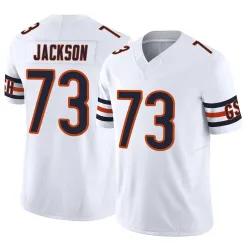 Men's Jonah Jackson Chicago Bears No.73 Limited Vapor F.U.S.E. Jersey - White