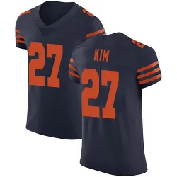 Men's Jonathan Kim Chicago Bears No.27 Elite Alternate Vapor Untouchable Jersey - Navy Blue