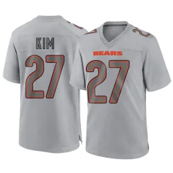 Men's Jonathan Kim Chicago Bears No.27 Game Atmosphere Fashion Jersey - Gray