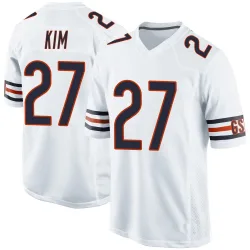 Men's Jonathan Kim Chicago Bears No.27 Game Jersey - White