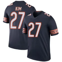 Men's Jonathan Kim Chicago Bears No.27 Legend Color Rush Jersey - Navy