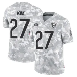 Men's Jonathan Kim Chicago Bears No.27 Limited 2024 Salute to Service Jersey - Arctic Camo