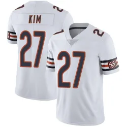 Men's Jonathan Kim Chicago Bears No.27 Limited Vapor Untouchable Jersey - White