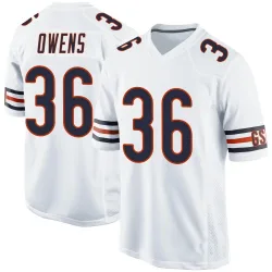 Men's Jonathan Owens Chicago Bears No.36 Game Jersey - White