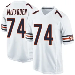 Men's Jordan McFadden Chicago Bears No.74 Game Jersey - White