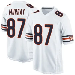 Men's Jordan Murray Chicago Bears No.87 Game Jersey - White