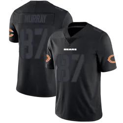 Men's Jordan Murray Chicago Bears No.87 Limited Jersey - Black Impact