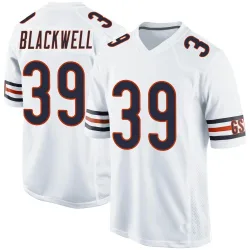 Men's Josh Blackwell Chicago Bears No.39 Game Jersey - White