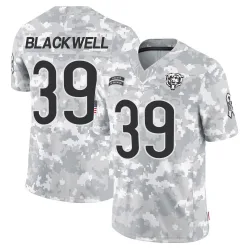 Men's Josh Blackwell Chicago Bears No.39 Limited 2024 Salute to Service Jersey - Arctic Camo