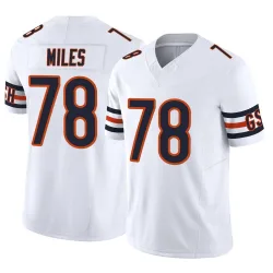 Men's Joshua Miles Chicago Bears No.78 Limited Vapor F.U.S.E. Jersey - White