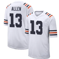 Men's Keenan Allen Chicago Bears No.13 Game Alternate Classic Jersey - White