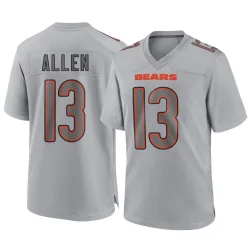 Men's Keenan Allen Chicago Bears No.13 Game Atmosphere Fashion Jersey - Gray