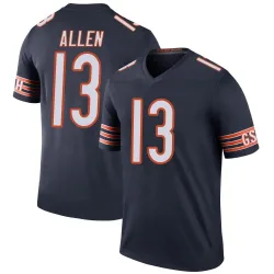 Men's Keenan Allen Chicago Bears No.13 Legend Color Rush Jersey - Navy