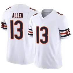 Men's Keenan Allen Chicago Bears No.13 Limited Vapor F.U.S.E. Jersey - White