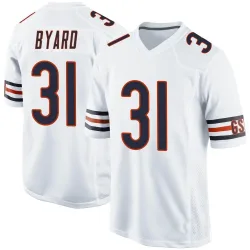 Men's Kevin Byard III Chicago Bears No.31 Game Jersey - White
