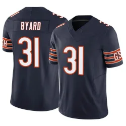 Men's Kevin Byard III Chicago Bears No.31 Limited Vapor F.U.S.E. Jersey - Navy
