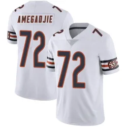 Men's Kiran Amegadjie Chicago Bears No.72 Limited Vapor Untouchable Jersey - White