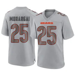 Men's Kyle Monangai Chicago Bears No.25 Game Atmosphere Fashion Jersey - Gray
