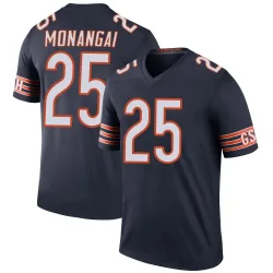 Men's Kyle Monangai Chicago Bears No.25 Legend Color Rush Jersey - Navy