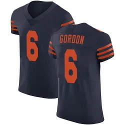 Men's Kyler Gordon Chicago Bears No.6 Elite Alternate Vapor Untouchable Jersey - Navy Blue