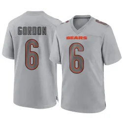 Men's Kyler Gordon Chicago Bears No.6 Game Atmosphere Fashion Jersey - Gray