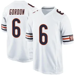 Men's Kyler Gordon Chicago Bears No.6 Game Jersey - White