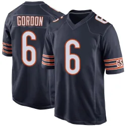 Men's Kyler Gordon Chicago Bears No.6 Game Team Color Jersey - Navy
