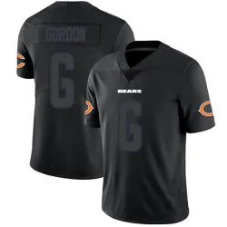 Men's Kyler Gordon Chicago Bears No.6 Limited Jersey - Black Impact