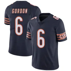 Men's Kyler Gordon Chicago Bears No.6 Limited Team Color Vapor Untouchable Jersey - Navy