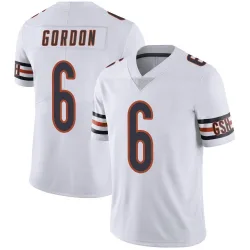Men's Kyler Gordon Chicago Bears No.6 Limited Vapor Untouchable Jersey - White