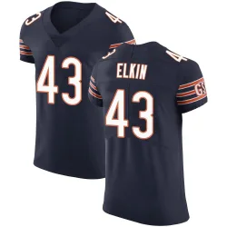 Men's Luke Elkin Chicago Bears No.43 Elite Team Color Vapor Untouchable Jersey - Navy